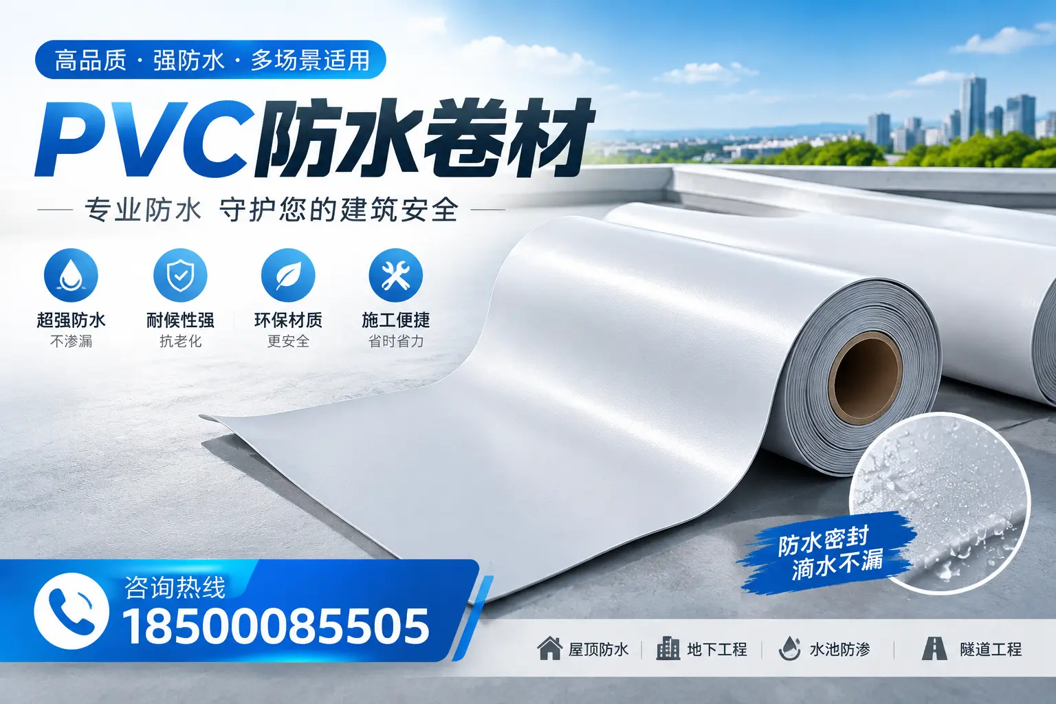 PVC防水卷材的市场竞争分析，天水品牌选择参考